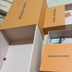 Louis Vuitton Orange Gift Box Set